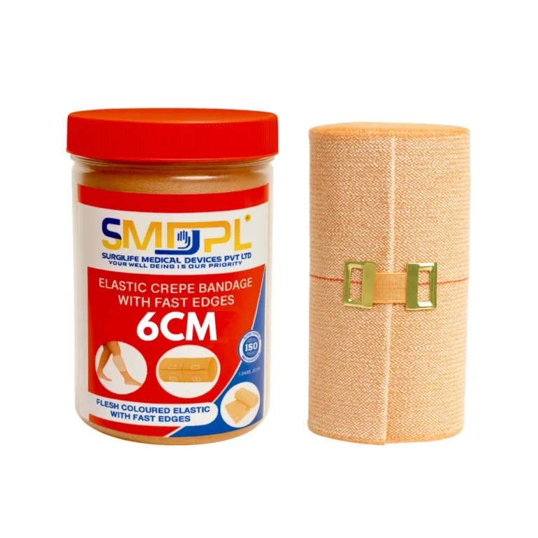 Cotton & Polyester SMDPL 6cm x 4m Premium Elastic Crepe Bandage
